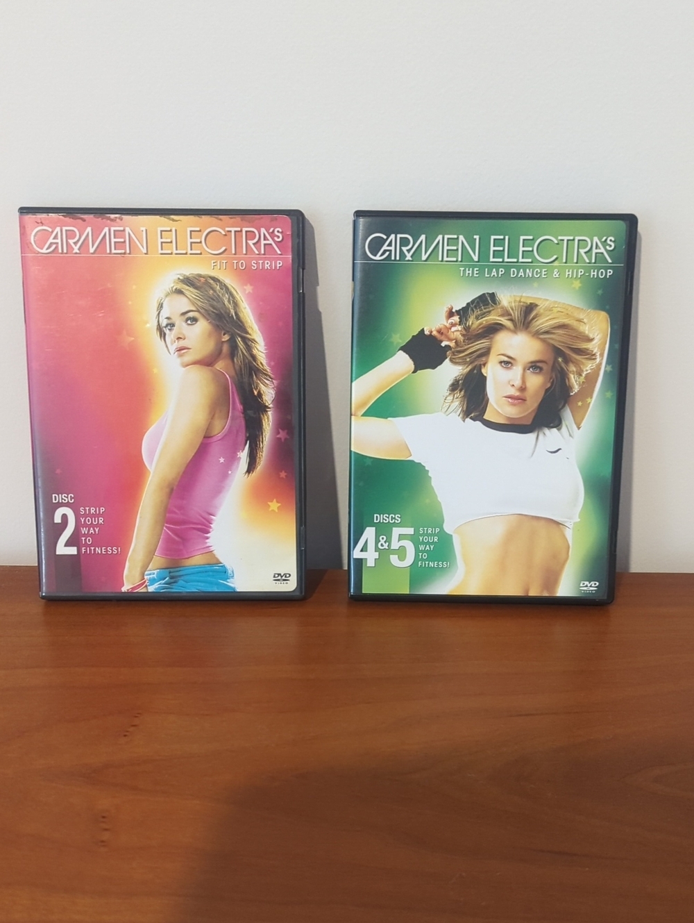 Fit to Strip & Lap Dance DVD Set - Pink & White